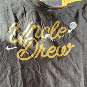 Nike Black and Gold Uncle Drew Tee